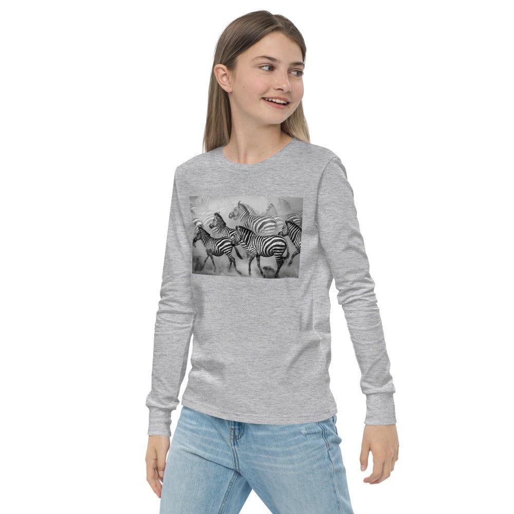 Premium Soft Long Sleeve - Zebra Dust