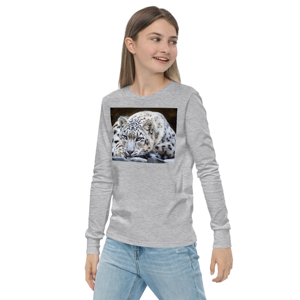 Premium Soft Long Sleeve - Snow Leopard