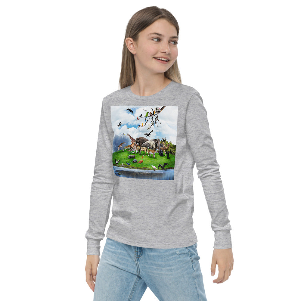 Premium Soft Long Sleeve - A bunch of Animals