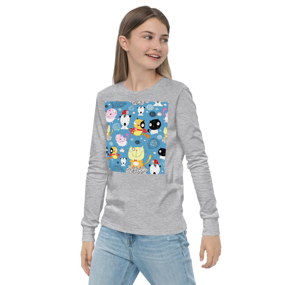 Premium Soft Long Sleeve - Happy Cats