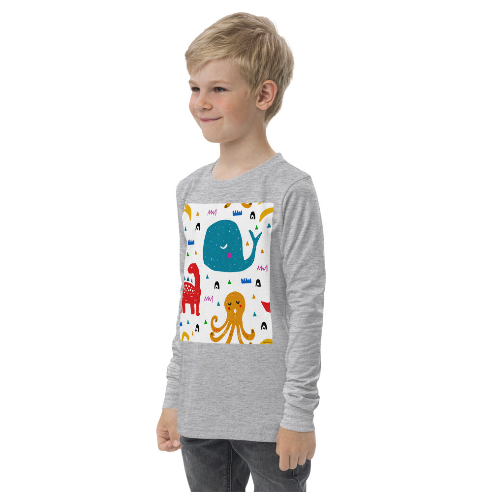 Premium Soft Long Sleeve - An Octopus, a Dino & a Whale...