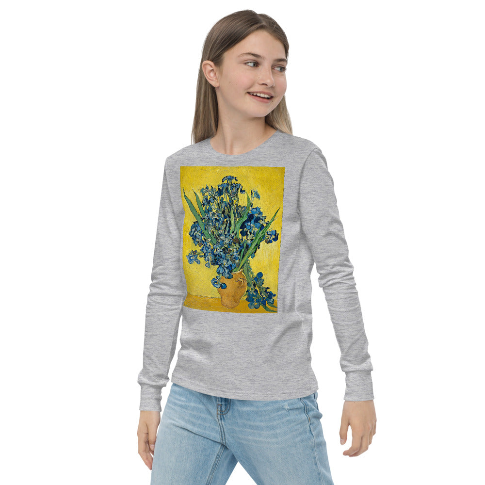 Premium Soft Long Sleeve - van Gogh: Irises in a Vase