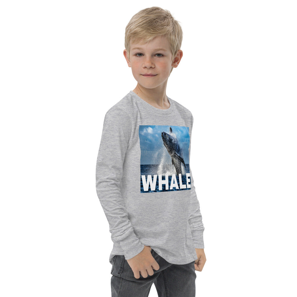 Premium Soft Long Sleeve - Humpback Whale Playing