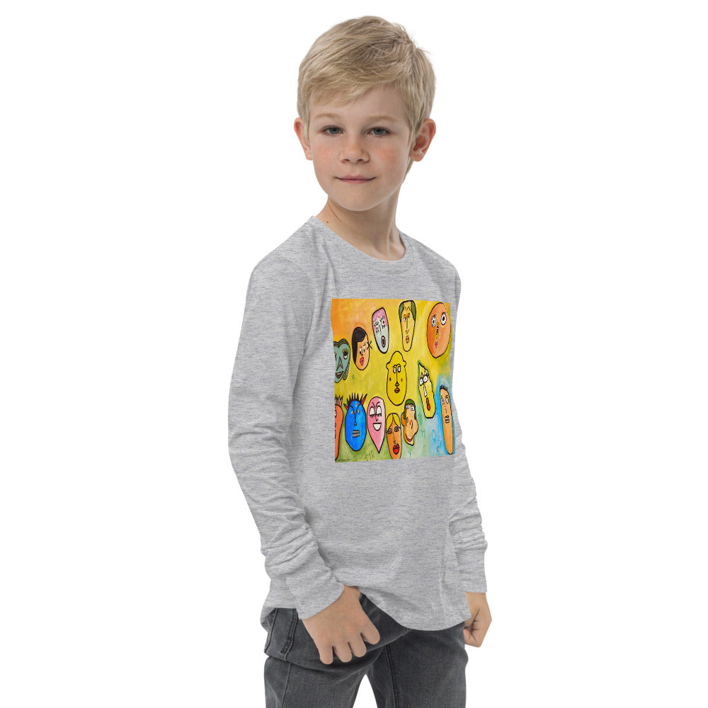Premium Soft Long Sleeve - Funny Faces