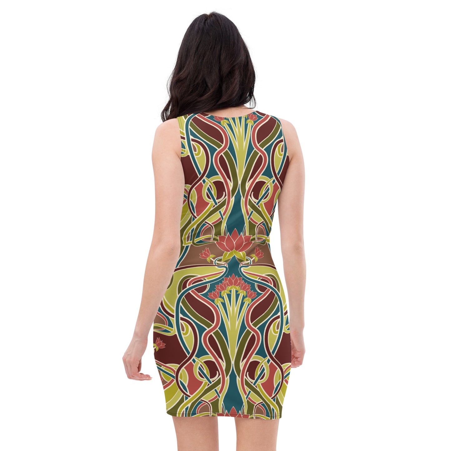 Fitted Dress - Art Nouveau