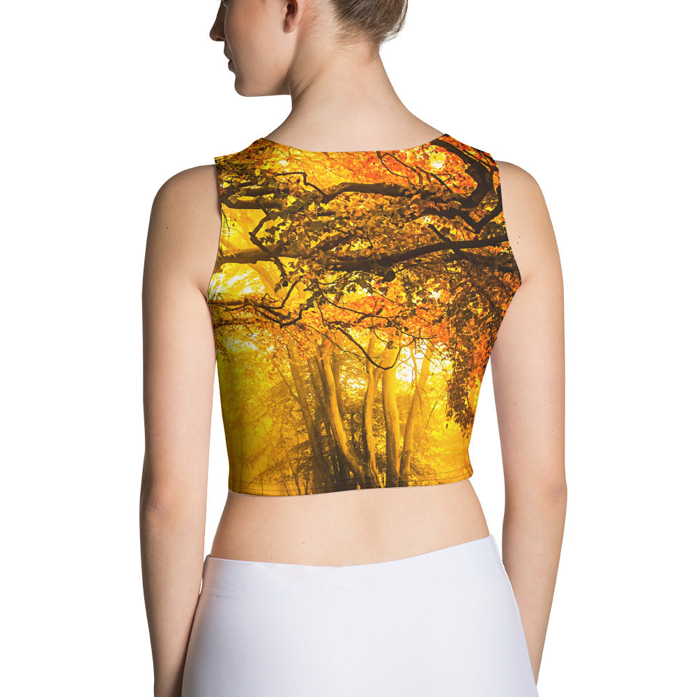 Golden Forest - Women's Crop Top