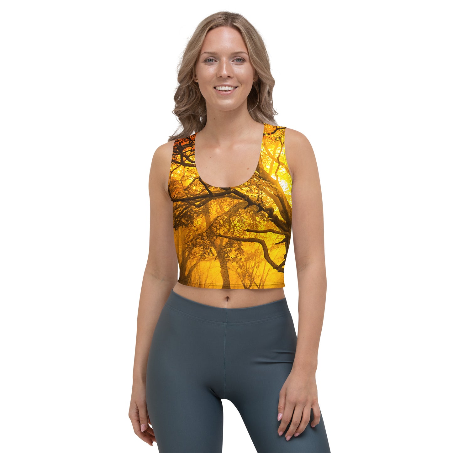 Golden Forest - Women's Crop Top