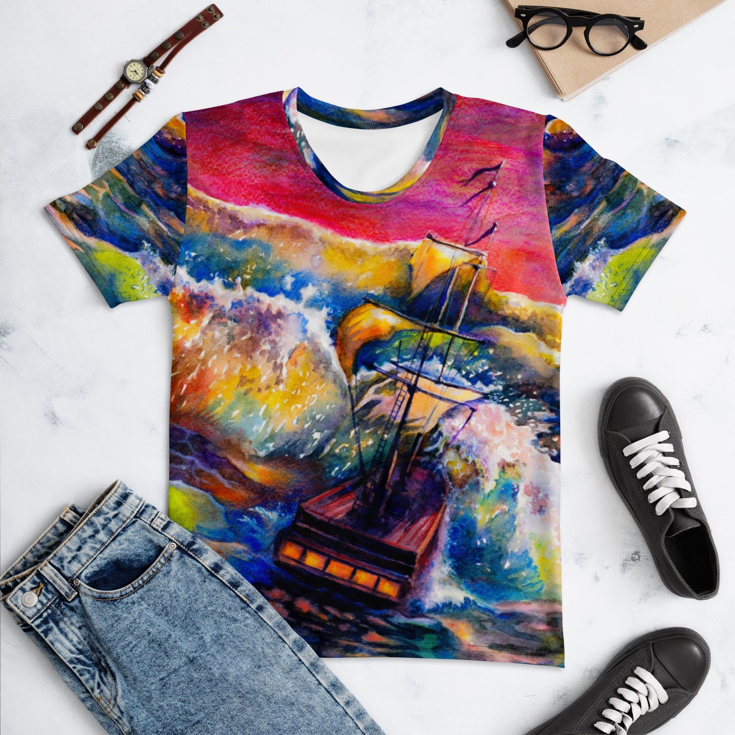 Colorful Pirate - Women's T-shirt