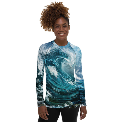 Waves of Serenity - Women's Long Sleeve Shirt