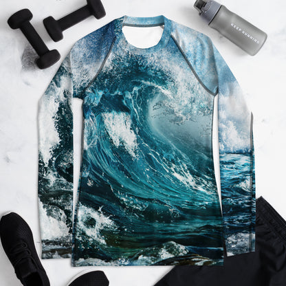 Waves of Serenity - Women's Long Sleeve Shirt