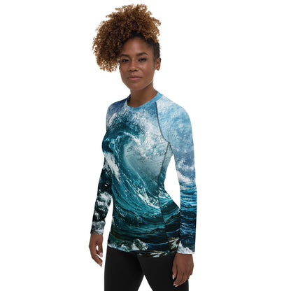 Waves of Serenity - Women's Long Sleeve Shirt