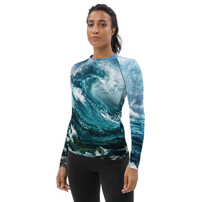 Waves of Serenity - Women's Long Sleeve Shirt