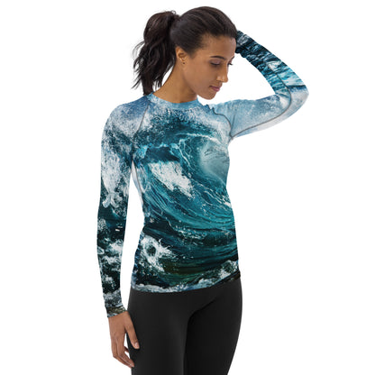 Waves of Serenity - Women's Long Sleeve Shirt