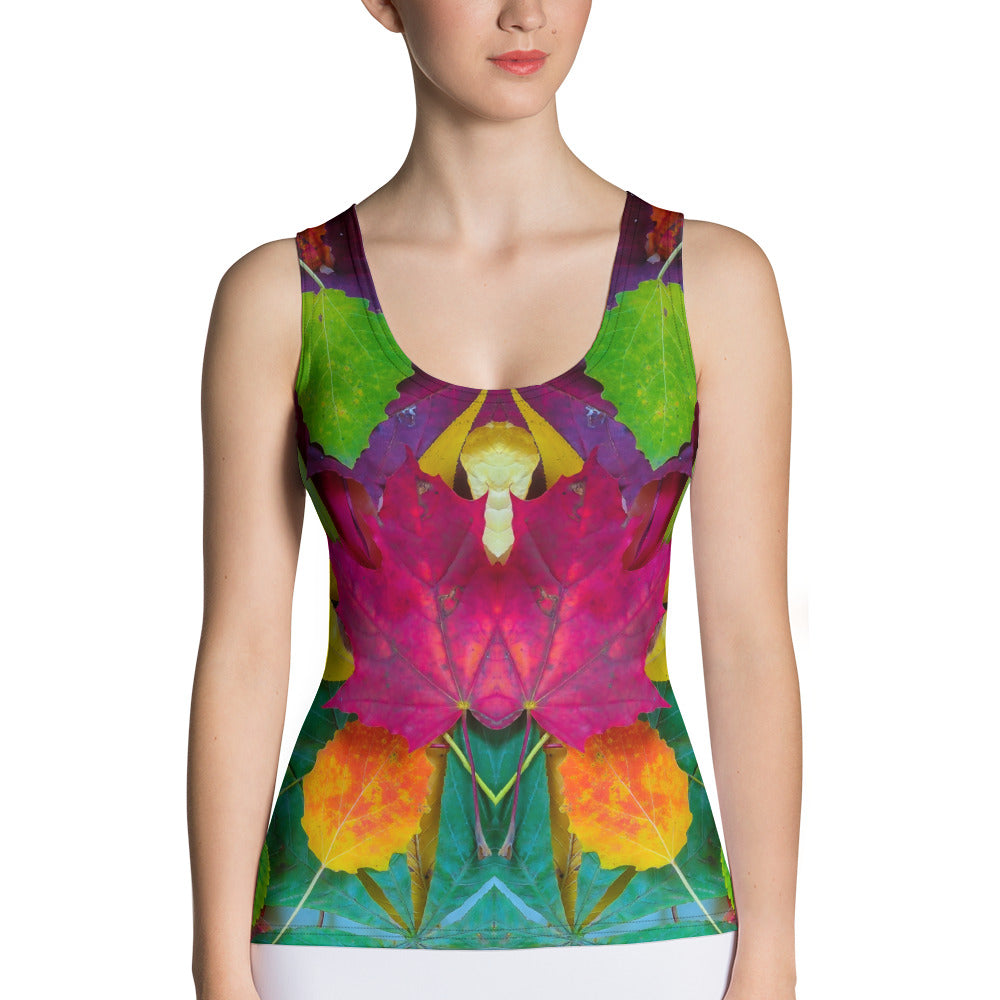Kaleidoscope Leaf - Women's Tank Top