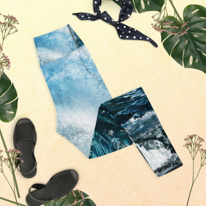 Waves of Serenity - Yoga Leggings