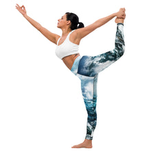 Load image into Gallery viewer, Waves of Serenity - Yoga Leggings
