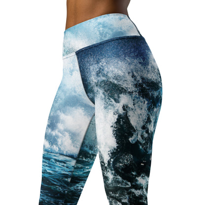 Waves of Serenity - Yoga Leggings