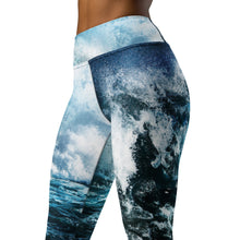 Load image into Gallery viewer, Waves of Serenity - Yoga Leggings
