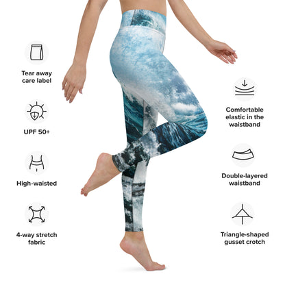 Waves of Serenity - Yoga Leggings