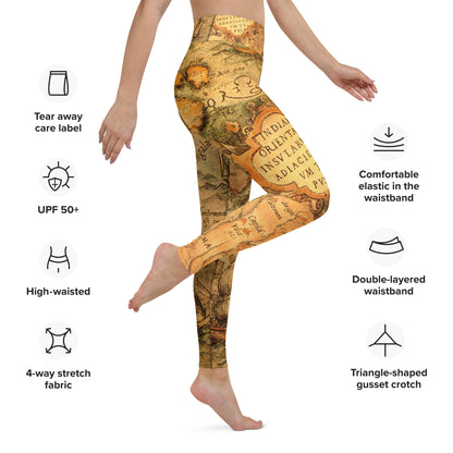Cartographer's Quest - Women's Leggings