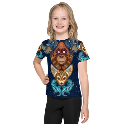 Fennic Fox & Friends Animal Totem - Premium Stretchy Toddler Shirt