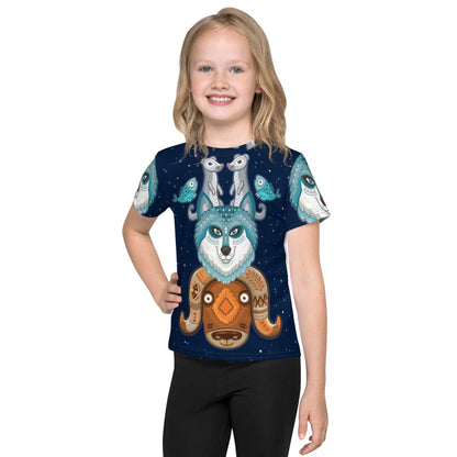 Husky & Friends Animal Totem - Premium Stretchy Tee