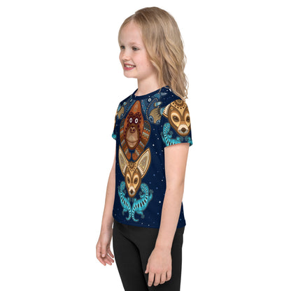 Fennic Fox & Friends Animal Totem - Premium Stretchy Toddler Shirt