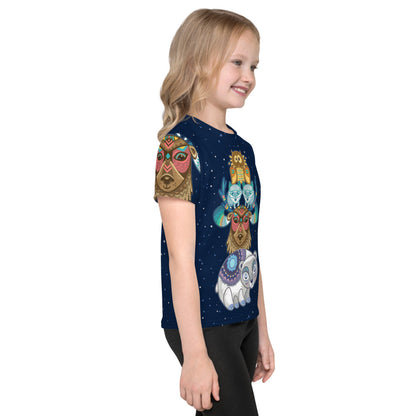 North: Polar Bear & Friends Totem - Premium Stretchy Tee