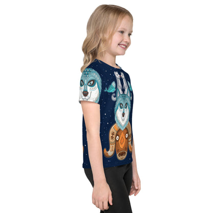 Husky & Friends Animal Totem - Premium Stretchy Tee
