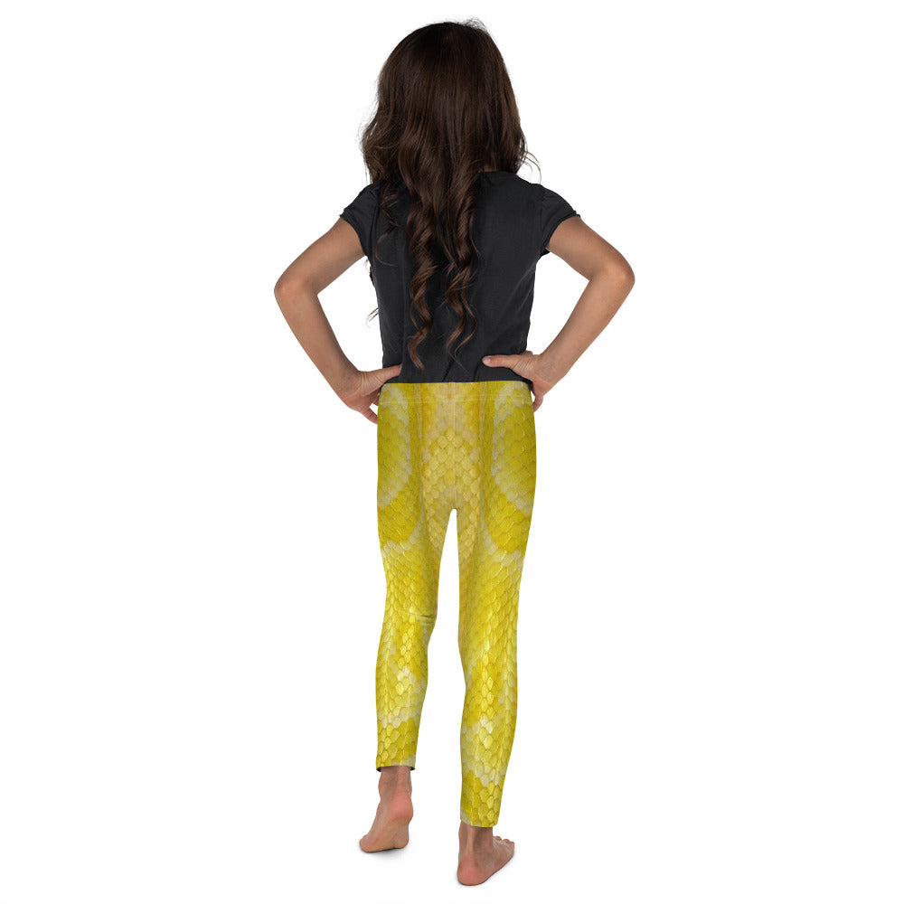 Toddler Leggings - Albino Python Skin Pattern