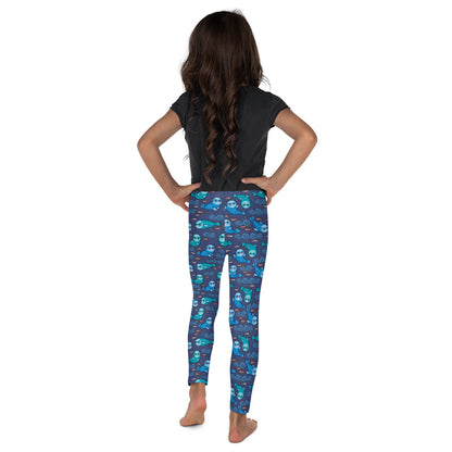 Toddler Leggings - North: Blue Seals