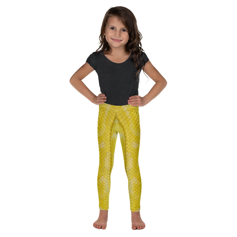 Toddler Leggings - Albino Python Skin Pattern