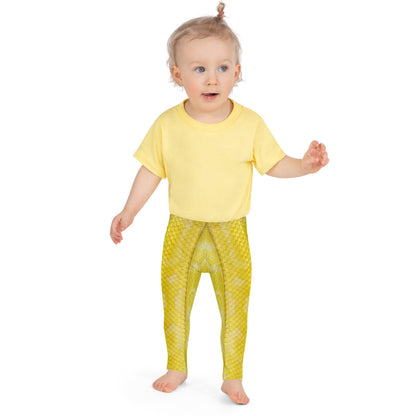 Toddler Leggings - Albino Python Skin Pattern