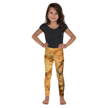 Load image into Gallery viewer, Premium Kid&#39;s Leggings - Ancient Map
