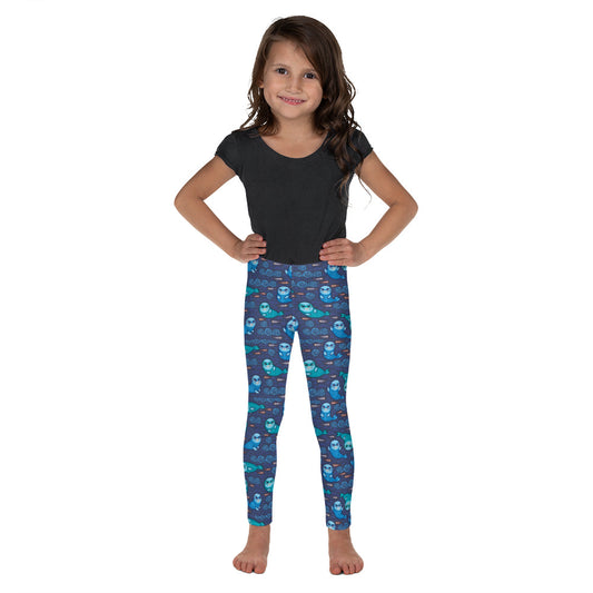 Toddler Leggings - North: Blue Seals