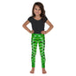 Toddler Leggings - Green Reed Weave