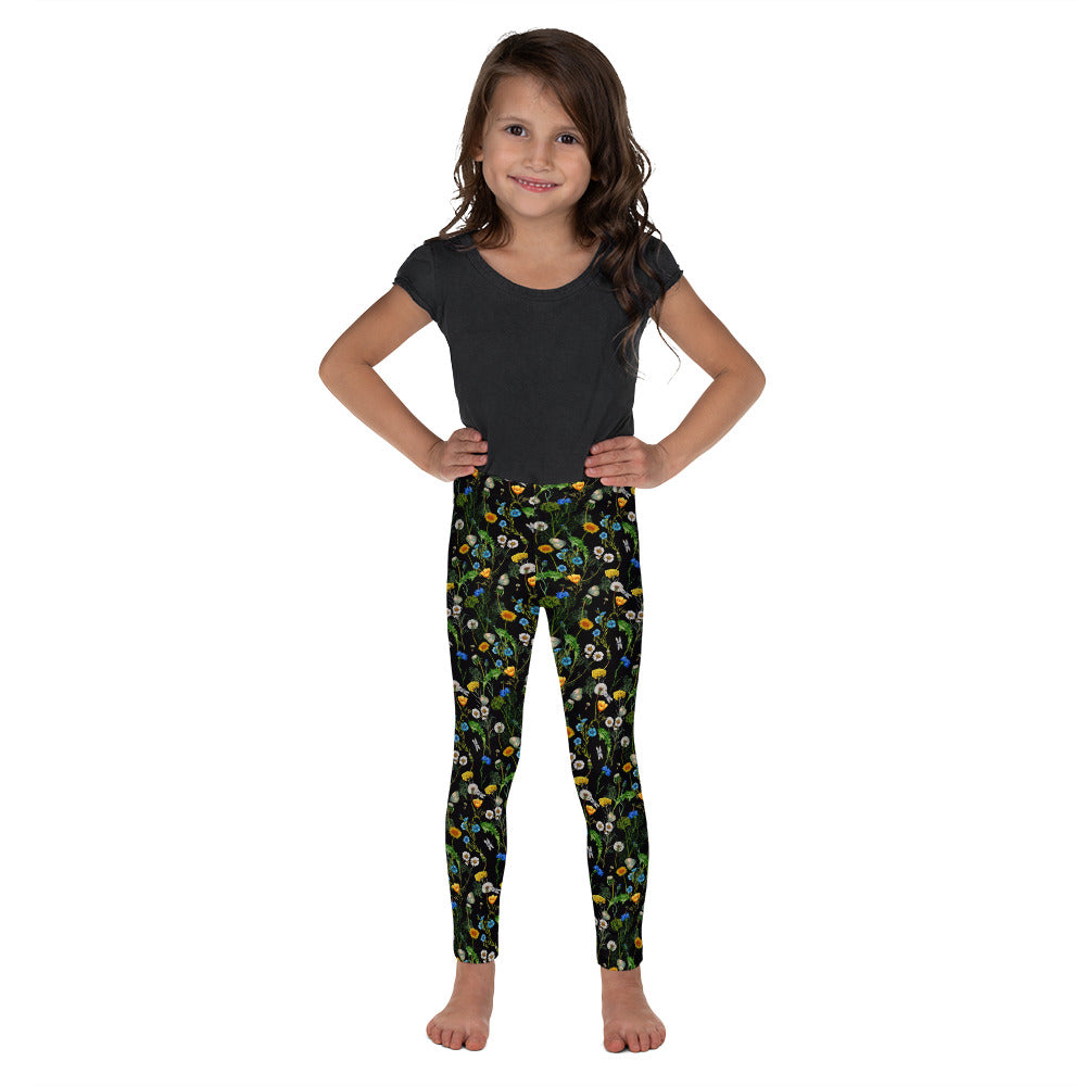 Toddlers Leggings - Dark Floral