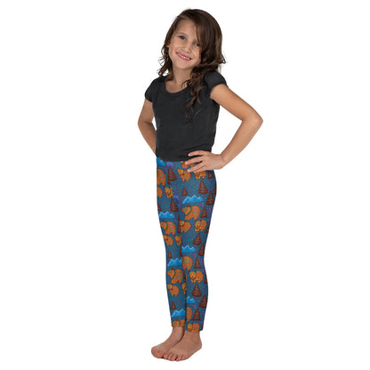 Toddler Leggings - Tundra: Bears & Fish