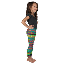 Load image into Gallery viewer, Toddler Leggings - Alligator &amp; Friends Native Pattern
