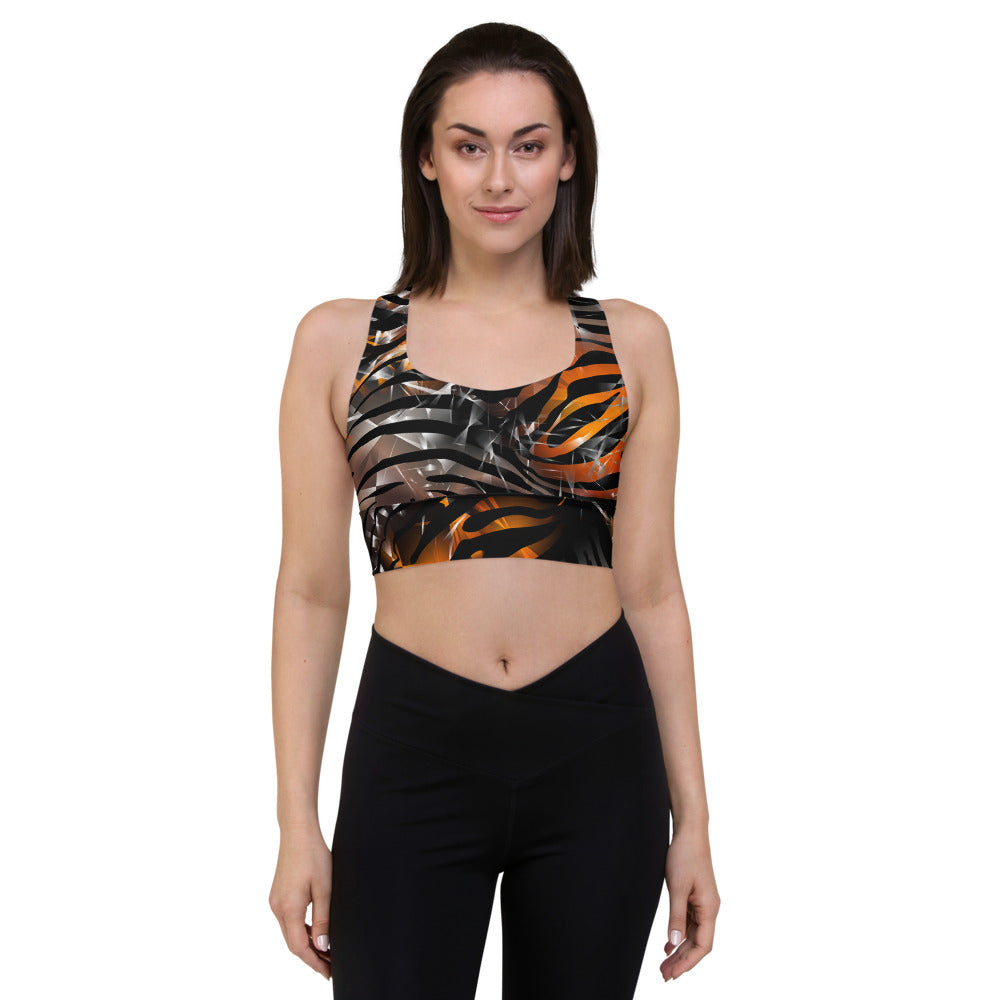 Longline sports bra