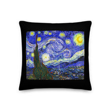 Load image into Gallery viewer, Premium Stuffed Pillow - van Gogh: The Starry Night
