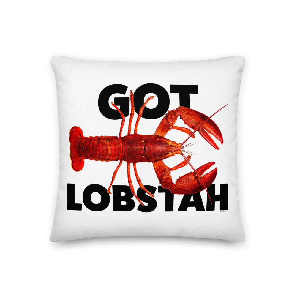 Premium Stuffed Pillow - Got Lobstah!