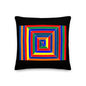 Premium Stuffed Pillow - Abstract Offset Color