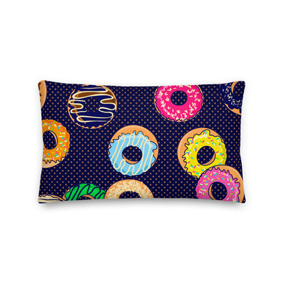 Premium Stuffed Pillow - Raining Donuts: SIM