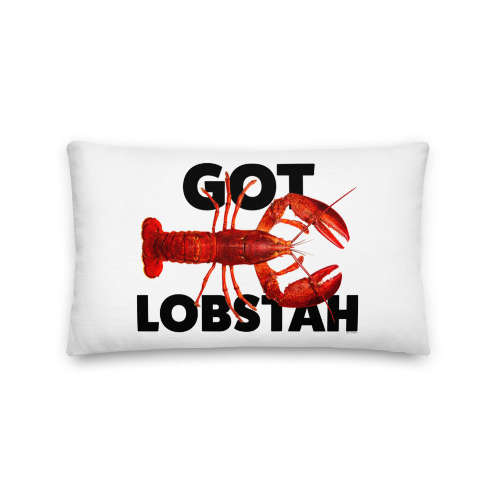 Premium Stuffed Pillow - Got Lobstah!