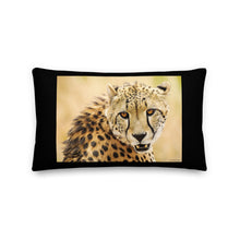 Load image into Gallery viewer, Premium Stuffed Pillow - Cheetah Fangs
