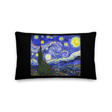 Load image into Gallery viewer, Premium Stuffed Pillow - van Gogh: The Starry Night
