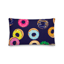 Load image into Gallery viewer, Premium Stuffed Pillow - Raining Donuts
