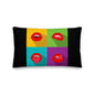 Premium Stuffed Pillow - Pop Lips