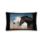 Premium Stuffed Pillow - Wild Horses